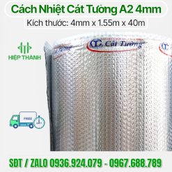Cuộn cách nhiệt Cát Tường A2 màng nhôm nguyên chất cách nhiệt, cách âm cực tốt, mua ngay giảm 5% 0936924079