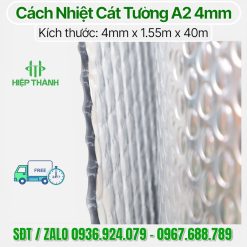 Cuộn cách nhiệt Cát Tường A2 màng nhôm nguyên chất cách nhiệt, cách âm cực tốt, mua ngay giảm 5% 0936924079