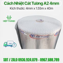 Cuộn cách nhiệt Cát Tường A2 màng nhôm nguyên chất cách nhiệt, cách âm cực tốt, mua ngay giảm 5% 0936924079