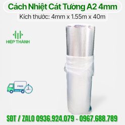 Cuộn cách nhiệt Cát Tường A2 màng nhôm nguyên chất cách nhiệt, cách âm cực tốt, mua ngay giảm 5% 0936924079