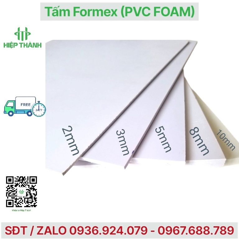TỔNG KHO TẤM FORMEX TRẮNG TẠI HCM - GIÁ RẺ TẬN XƯỞNG, SẴN KHO SLL
