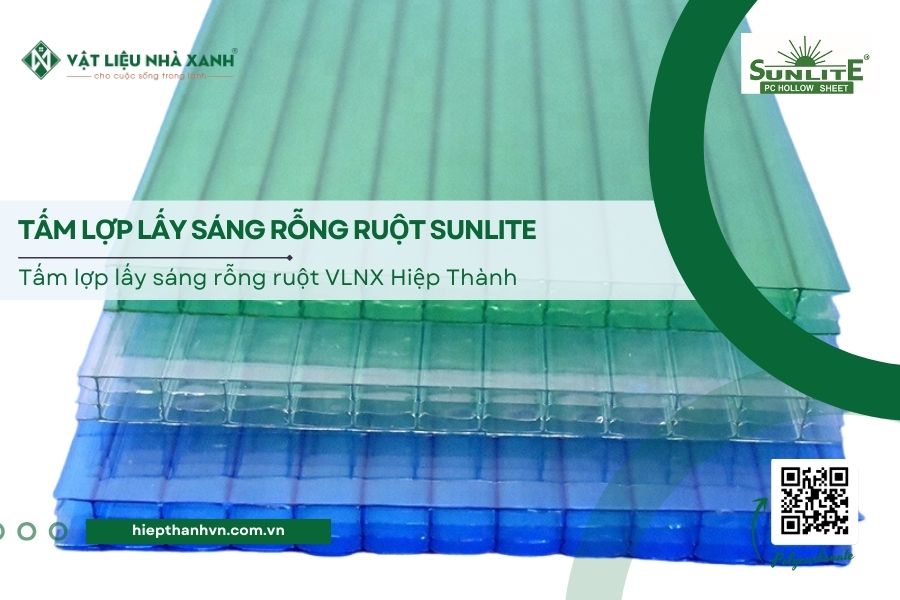 Tấm lợp lấy sáng rỗng ruột Sunlite