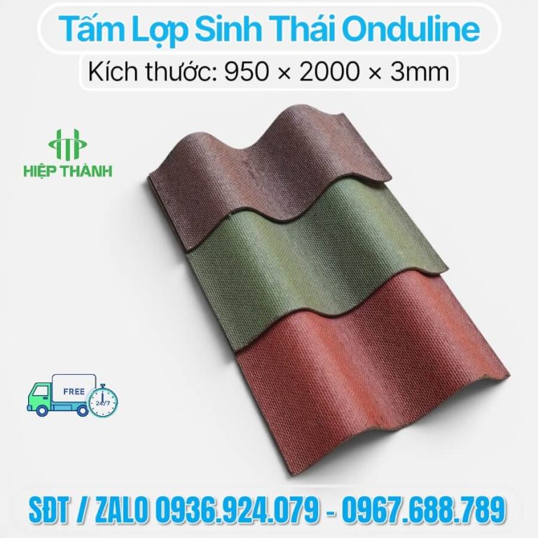Tấm lợp sinh thái onduline nhập khẩu