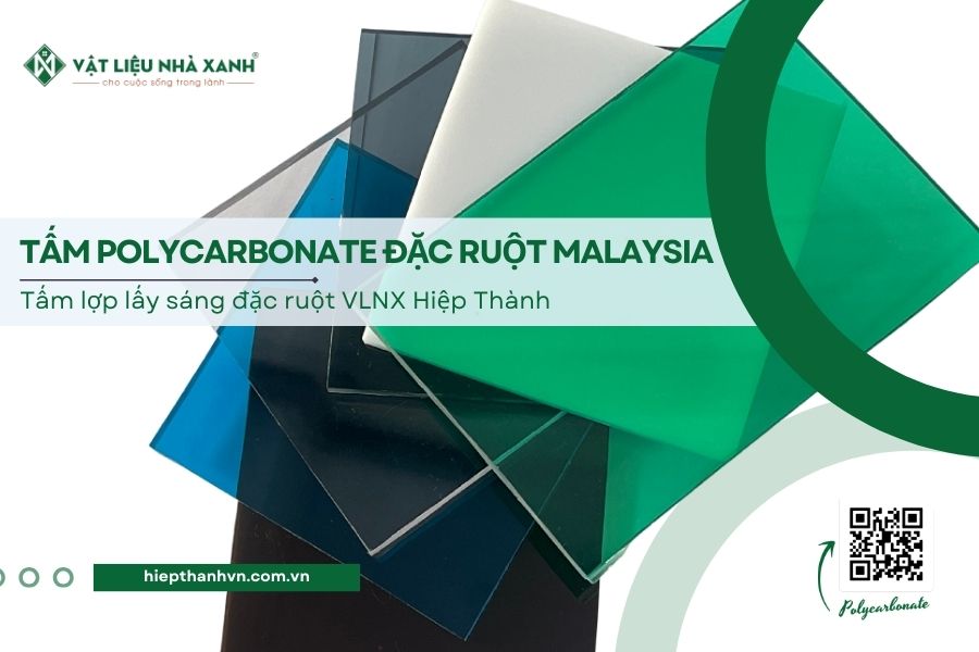 Tấm Polycarbonate đặc ruột Malaysia