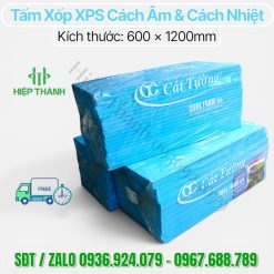 Tấm Xốp XPS Màu Xanh: Cách Nhiệt Chống Nóng – Giá Kho Sỉ HCM. Kích thước 600 x 1200 , độ dày từ 20, 25, 30, 50 , 75, 100mm