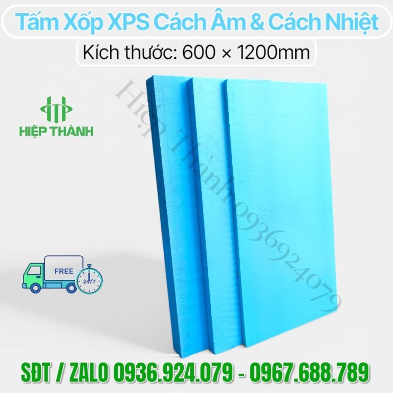 Tấm Xốp XPS Màu Xanh: Cách Nhiệt Chống Nóng – Giá Kho Sỉ HCM