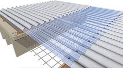 Công trình thi công tấm tôn nhựa trong suốt