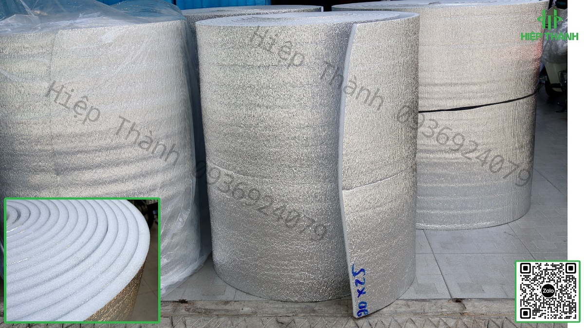 Xốp bạc cách nhiệt PE OPP đa dạng độ dày. Có sẵn tại kho Hiệp Thành
