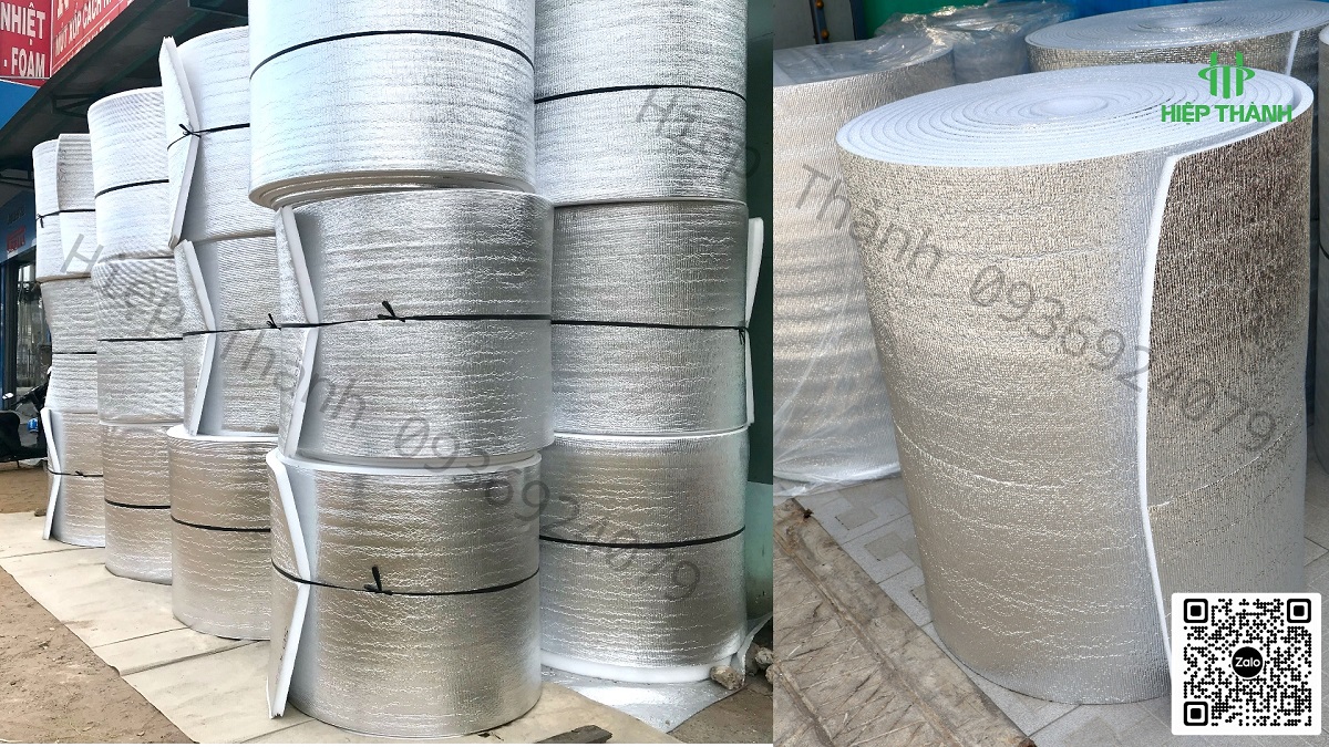Tổng kho Xốp bạc cách nhiệt PE OPP đa dạng độ dày. Có sẵn tại kho Hiệp Thành