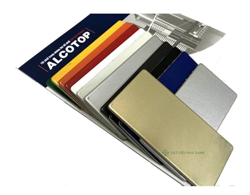 Tấm Alu Alcotop Metallic Color Ngoài Trời Đủ Màu 01/2024