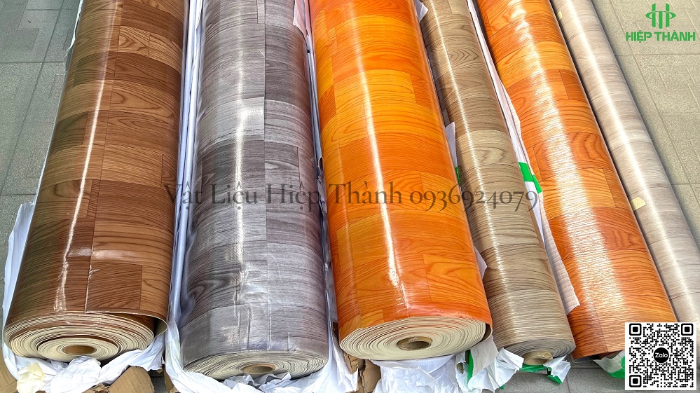 Cuộn simili trải sàn mẫu mới nhất 2026, Các màu vân gỗ simili có sẵn tại tổng kho Hiệp Thành