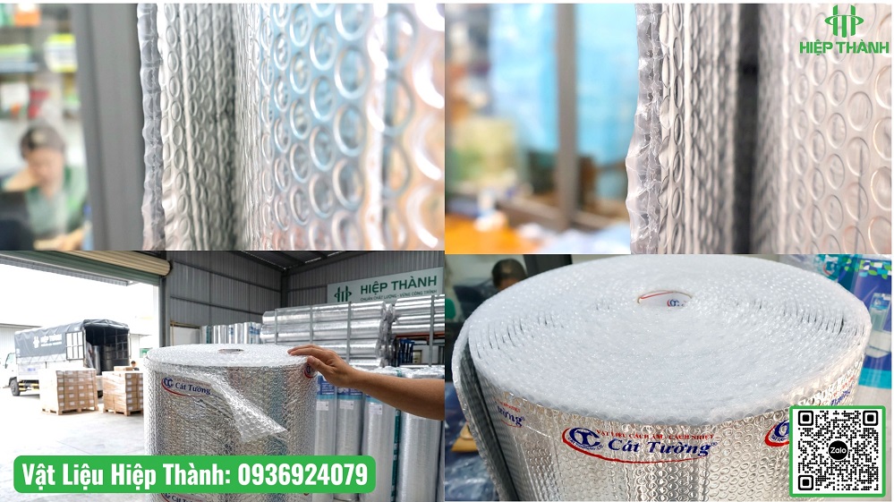 Dòng Cát Tường A2 Double (2 mặt nhôm, 2 lớp túi khí) chính là "Rolls-Royce" trong ngành cách nhiệt. Tổng kho Vật Liệu Hiệp Thành cung cấp hàng A2 double chính hãng Cát Tường, mua ngay giảm 5% zalo 0936924079