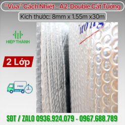 Dòng Cát Tường A2 Double (2 mặt nhôm, 2 lớp túi khí) chính là "Rolls-Royce" trong ngành cách nhiệt