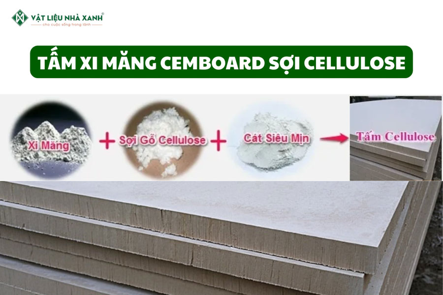 Cấu tạo tấm xi măng sợi cellulose