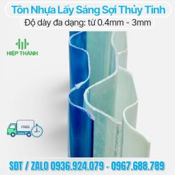 Các mầu tôn nhựa lấy sáng sợi thủy tinh Composite bán chạy tại Hiệp Thành . Mua ngay 0936924079