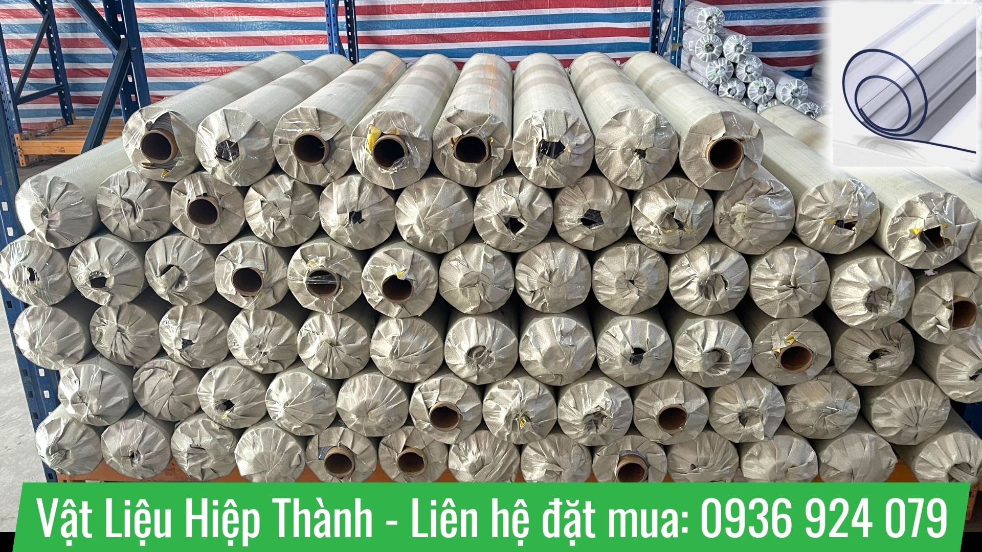 Tổng kho màng nhựa PVC Hiệp Thành uôn luôn có sẵn hàng nghìn cuộn