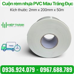 cuon rem nhua pvc mau trang duc Rèm nhựa PVC màu trắng đục cản tầm nhìn
