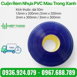 cuon rem nhua pvc trong xanh 1 Màn nhựa PVC trong xanh ngăn lạnh ngăn bụi