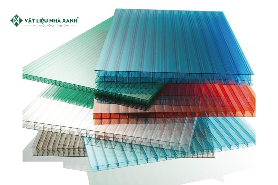 kích thước tấm nhựa polycarbonate rỗng ruột