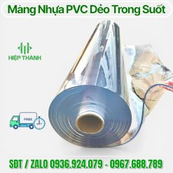 Cuộn màng nhựa PVC dẻo, trong suốt độ dày từ 0.1mm - 0.5mm - 1mm - 3mm - 5mm