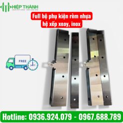 phu kien xep xoay rem nhua pvc 6 Màn nhựa PVC kéo xếp ngăn cách không gian