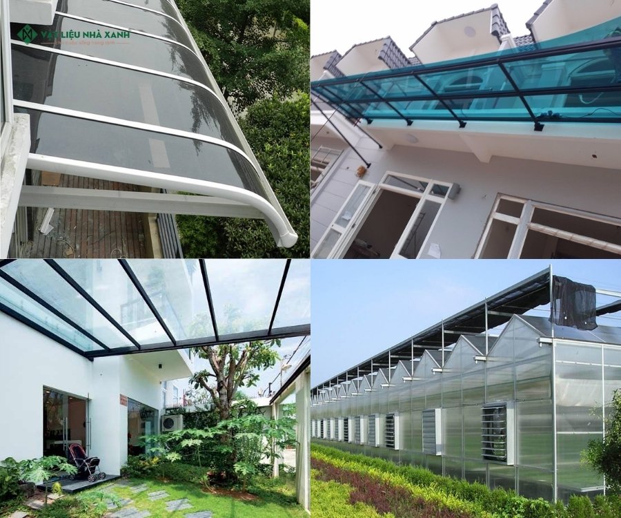 kích thước tấm nhựa polycarbonate đặc ruột