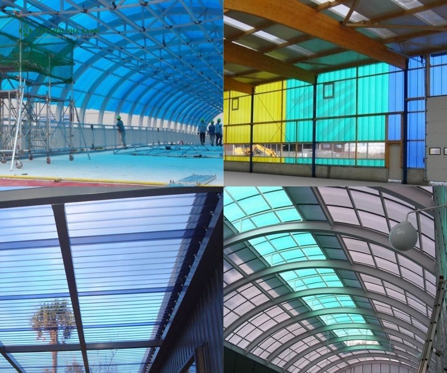 kích thước tấm polycarbonate rỗng ruột