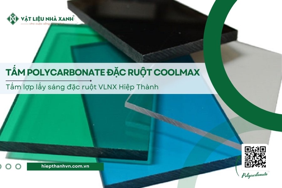 Tấm Polycarbonate đặc ruột Coolmax