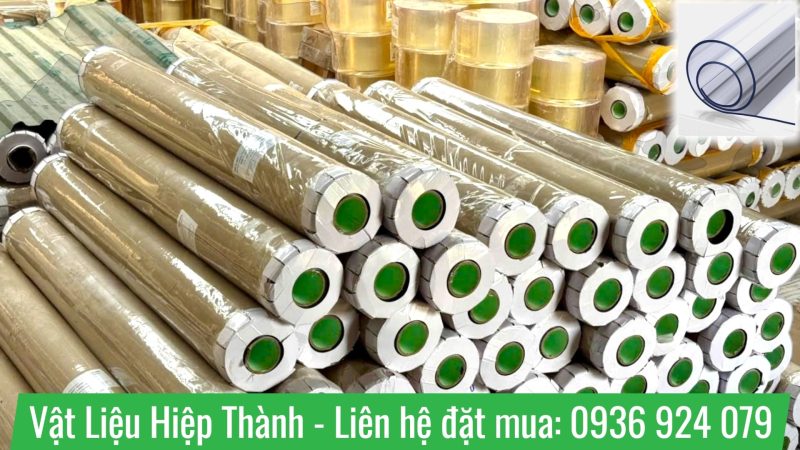 Màng nhựa PVC trong dẻo Hiệp Thành, hàng có sẵn tại kho, giao nhanh trong 2h