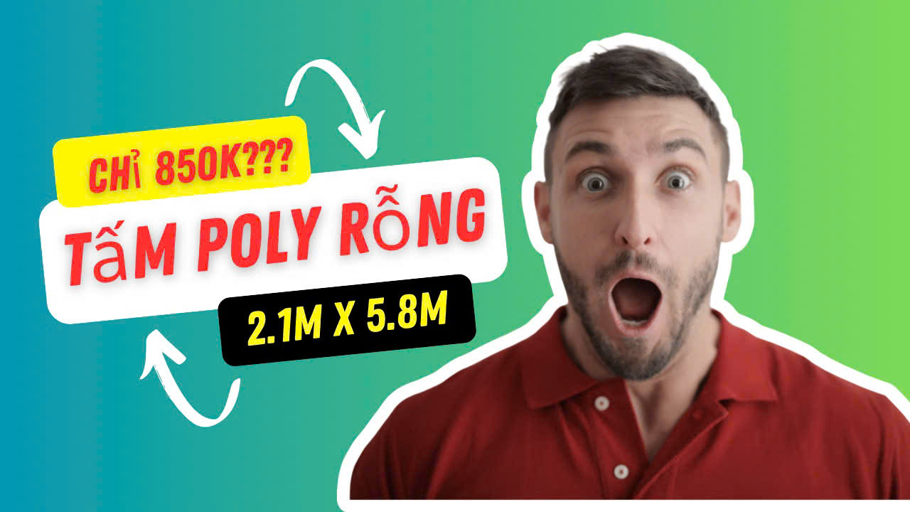 Chi Tiết & Giá Bán Tấm Polycarbonate Rỗng / Tấm Lợp Lấy Sáng Poly Rỗng - Vật Liệu Hiệp Thành