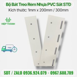 Bộ bát treo rèm nhựa PVC chất liệu sắt sơn tĩnh điện cao cấp