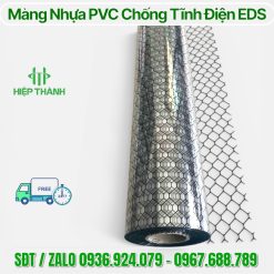 Màng Nhựa PVC Mắt Cáo Chống Tĩnh Điện (ESD Carbon Print)