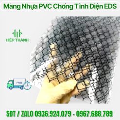 Màng Nhựa PVC Mắt Cáo Chống Tĩnh Điện (ESD Carbon Print)