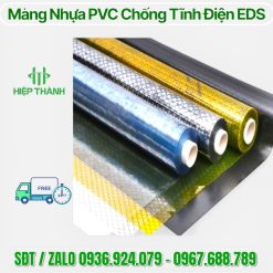 Màng Nhựa PVC Mắt Cáo Chống Tĩnh Điện (ESD Carbon Print)
