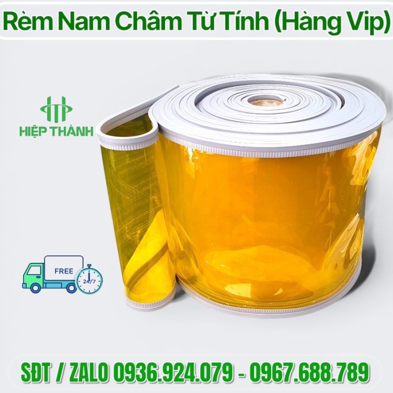 Rèm Nhựa PVC Nam Châm Từ Tính – Tự Động Hít Kín, Ngăn Lạnh 100% | Hiệp Thành