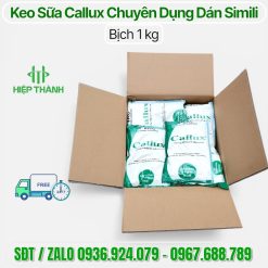 Keo sữa Callux chuyên dụng dán simili trải sàn, mua ngay từ 1 thùng giảm giá 5% zalo 0936924079
