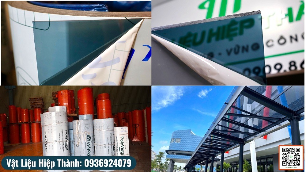 Tổng kho tấm Polycarbonate đặc ruột tại Hiệp Thành
