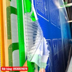 Tấm nhựa Polycarbonate rỗng màu trắng trong dày 4mm (4ly) có sẵn số lượng lớn tại kho Hiệp Thành