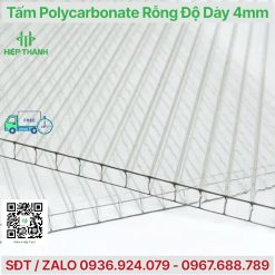 Tấm Polycarbonate Rỗng Dày 4mm Giá Sỉ Tổng Kho Quận 12