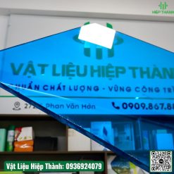 Tấm poly đặc siêu dày 8mm - 12mm màu xanh