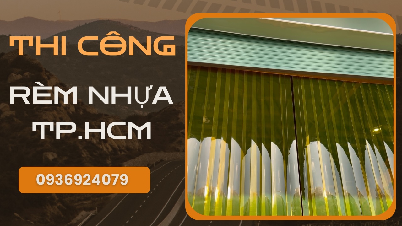 Thi Công Rèm Nhựa PVC Hệ Xếp Xoay Tại TP. Hồ Chí Minh / Giải Pháp Cửa Kho Xưởng Linh Hoạt