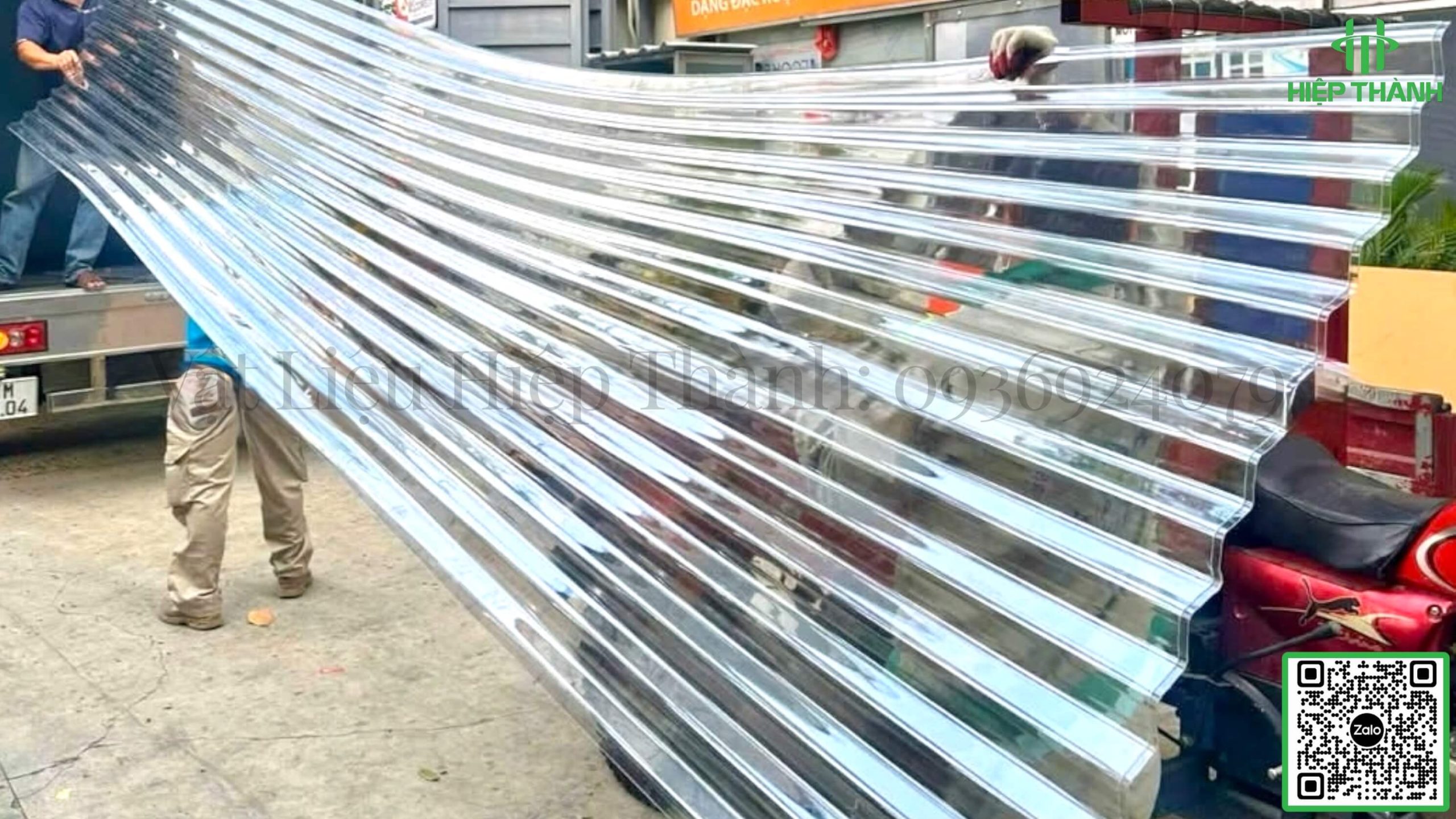 Tổng kho tôn nhựa lấy sáng dạng sóng vuông, sóng tròn sẵn kho số lượng lớn