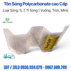 Đầy đủ các loại sóng: 5 sóng, 7 sóng, 9 sóng, 11 sóng tròn và vuông