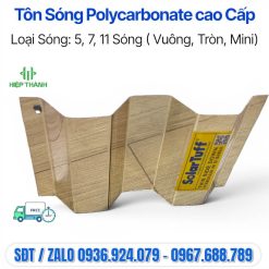 Đầy đủ các loại sóng: 5 sóng, 7 sóng, 9 sóng, 11 sóng tròn và vuông